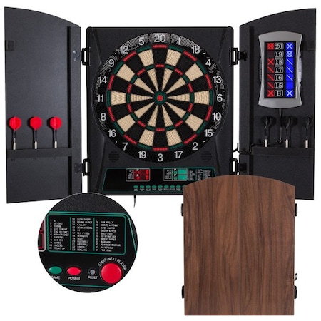 Arachnid Cricket Maxx 1.0 Electronic Dartboard and Cabinet CMX1000